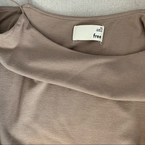 Wilfred Free Tiny Dress in Taupe - Picture 6 of 6